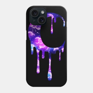 Galaxy Dripping Moon Phone Case