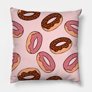 Donuts Pattern Pillow