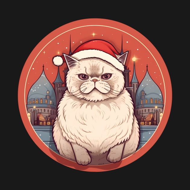 Exotic Shorthair Cat Xmas, Love Cats by dukito