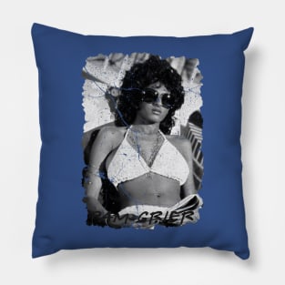 pam vintage Pillow