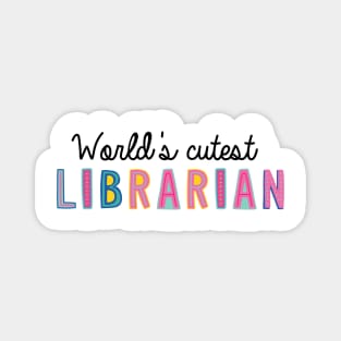 Librarian Gifts | World's cutest Librarian Magnet