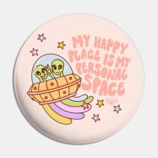 My happy place is my personal space Pin