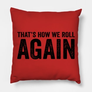 Andy Reid - Text Style Black Font Pillow