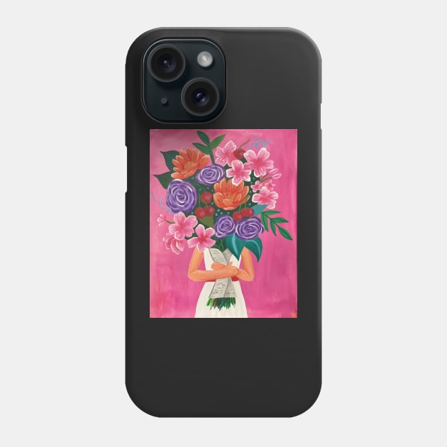 Cherry Blossom Bouquet Phone Case by jardakelley