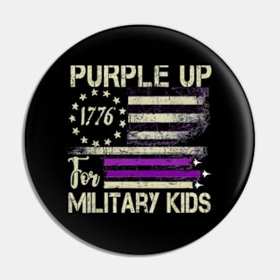 Purple Up For Military Military Child Month Pin