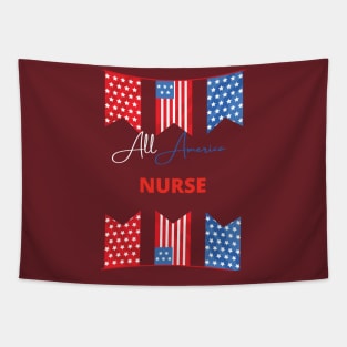 All American nurse Tapestry