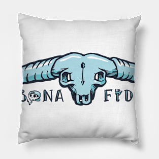 Bona Fide Buffalo Skull Pillow