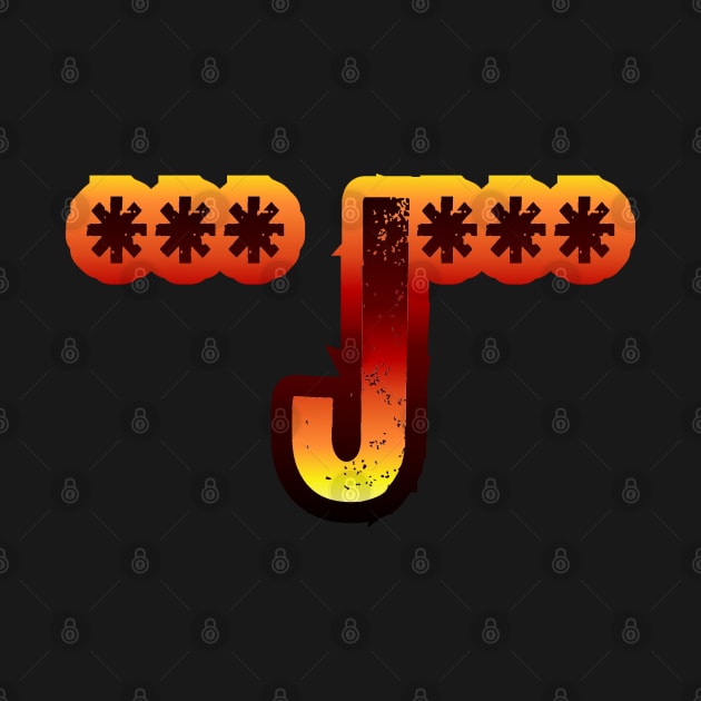 Jubilant J design by InkBlissful