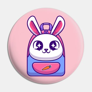 Cute Rabbit Bag Cartoon Pin