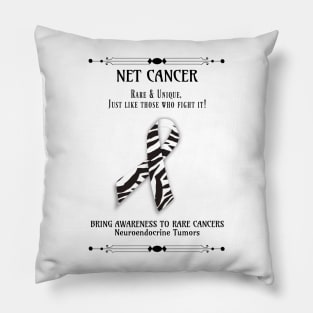NET Cancer Support Mug,coffee mug,t-shirt,sticker,tote,bag,apparel,magnet,pin,hoodie,pillow Pillow