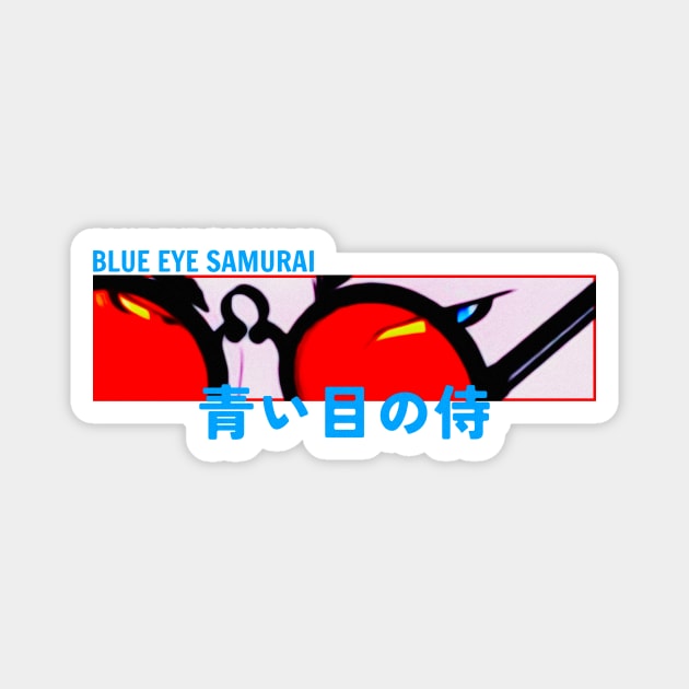 Blue Eye Samurai Magnet by ArcaNexus