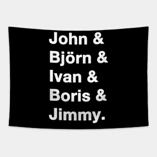 80s_Tennis_Mens_Names Tapestry