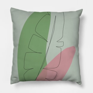 palm leaf Pillow