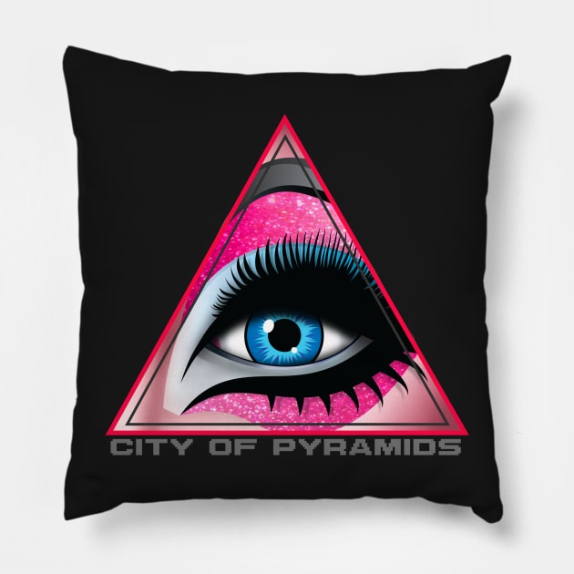 Eyeconic Drag Pillow by cityofpyramids