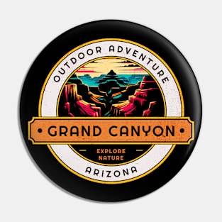 Outdoor Adventure Grand Canyon Arizona Design Pin