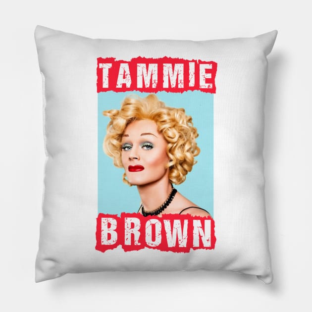 Tammie Brown Pillow by aespinel