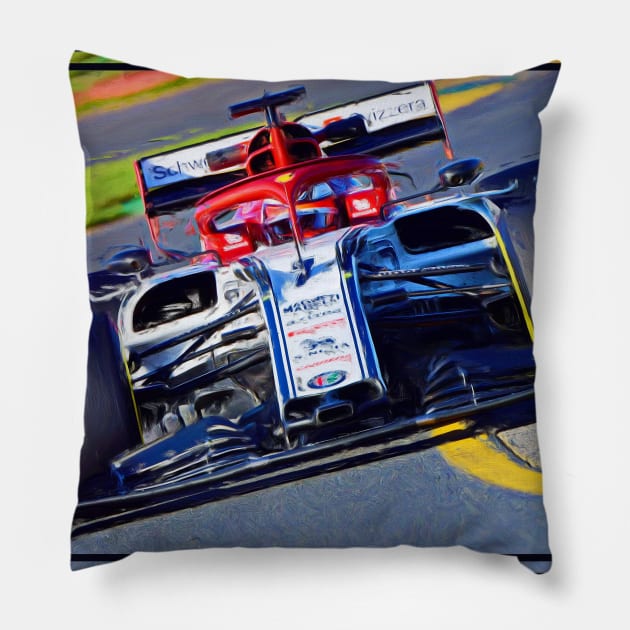 Kimi 2019 Pillow by DeVerviers