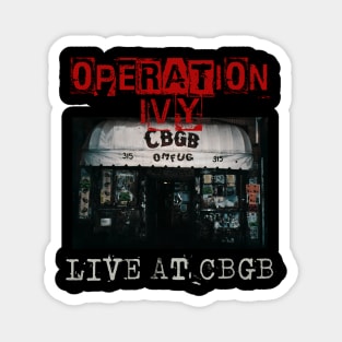 operation ivy live at cbgb Magnet