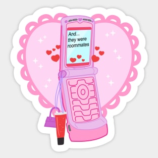 Retro 90s Japanese Kawaii Strawberry Keychain Y2K Flip Phone Sticker for  Sale by gogo-jr