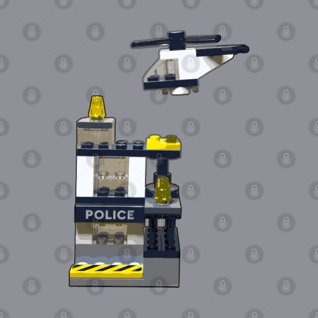 Brick Creations - Police Station by druscilla13