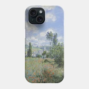 View of Vetheuil by Claude Monet Phone Case