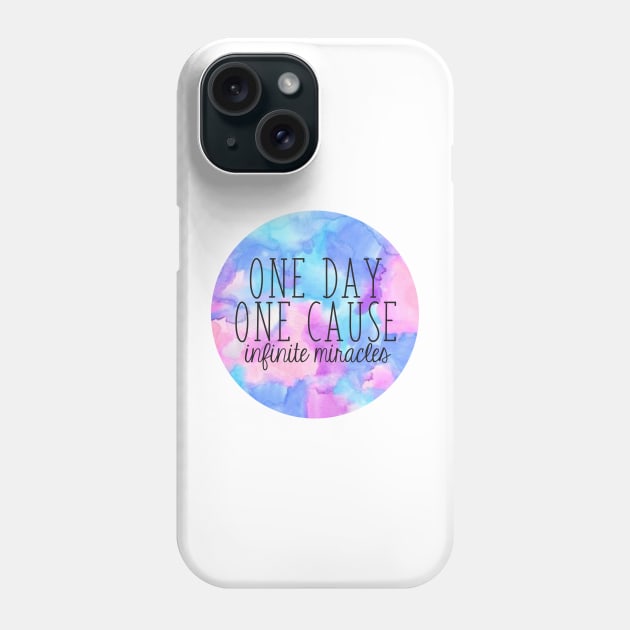 One Day, One Cause Watercolor Phone Case by annmariestowe