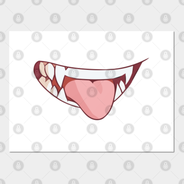 Anime Ahegao Mouth Showing Teeth - Smile - Posters and Art Prints | TeePublic Anime Ahegao Mouth Showing Teeth - Smile - Posters and Art Prints | TeePublic