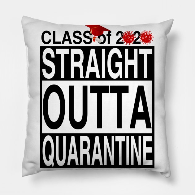 Class of 2020 for everyone quarantined thanks to Coronavirus (Covid-19) pandemic. Pillow by Aloha Designs