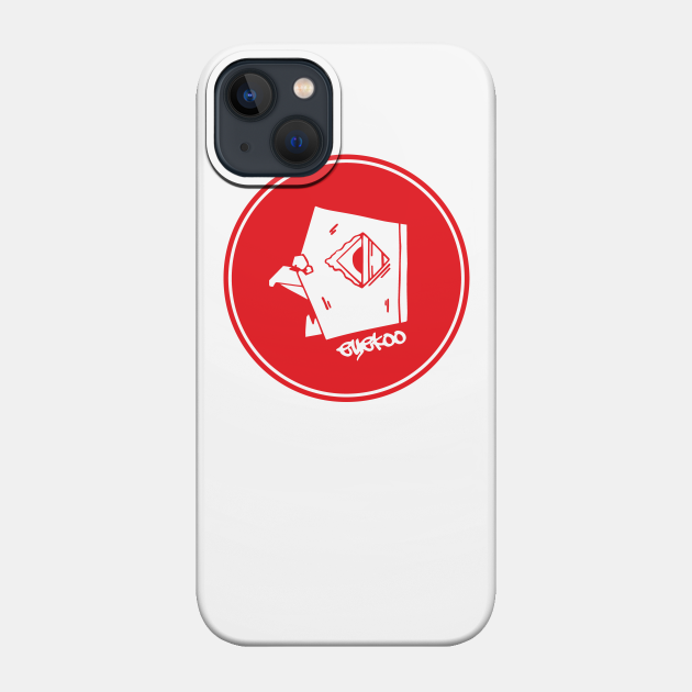 Eyekoo Red - Circle - Pigeon - Phone Case