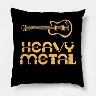 Heavy Metal Guitar Pillow