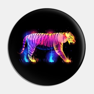 Rainbow Tiger Pin