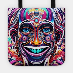 Portal Greeter (2) - Trippy Psychedelic Art Tote