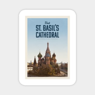 Visit St. Basil's Cathedral Magnet