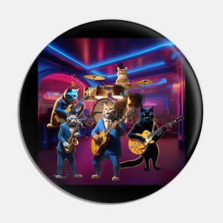 Jeffy and The Alley Cats Blues Band Pin