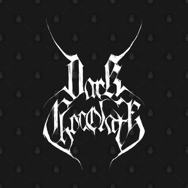 Dark Chocolate Black Metal Logo by Kudden