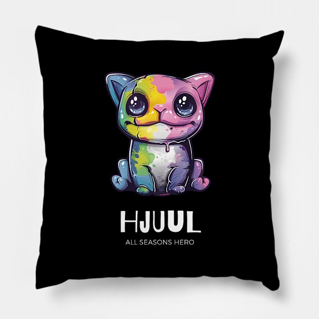 Funny outfit for crybabies, monsters, gift "HJUUL" Pillow by Adam Brooq