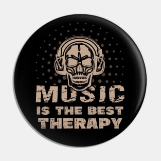Music is the Best Therapy Pin