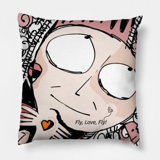 Fly Love, Flies! Pillow