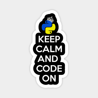 Keep Calm And Code on Magnet