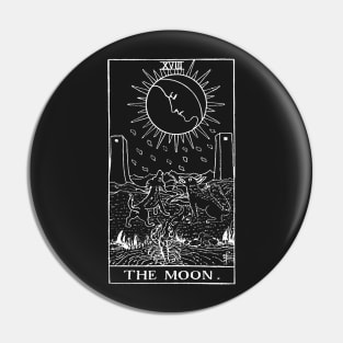 Moon Tarot in white Pin