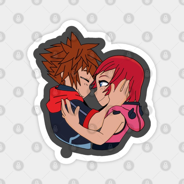 Sora and Kairi Magnet by garciajey