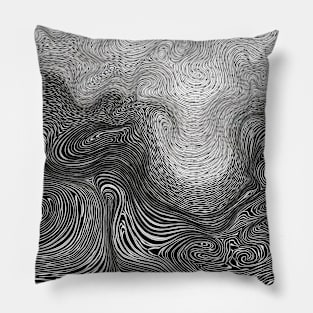 Black Line Pillow