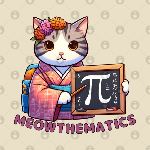 Pi day cat by Japanese Fever