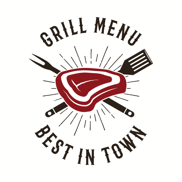 Grill Menu Best in Town by CB Creative Images