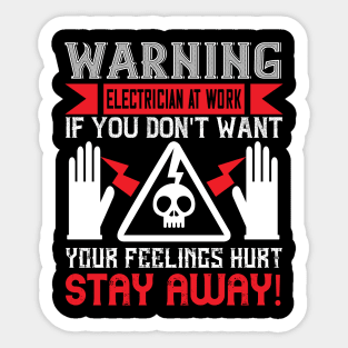 Anime Warning Signs Stickers for Sale