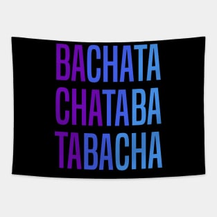 Bachata Lettering For Sensual Dancing Tapestry