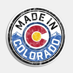 MADE IN COLORADO! SHow your support for Colorado with this vintage design Pin