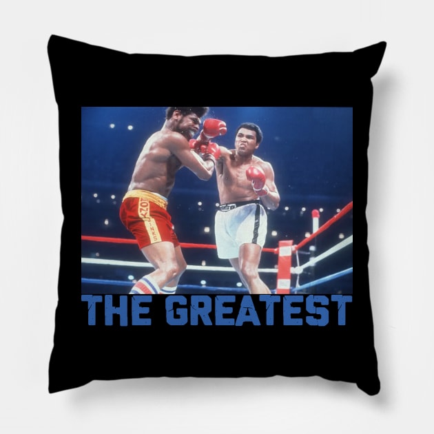 muhammad ali The Greatest Pillow by lordwand