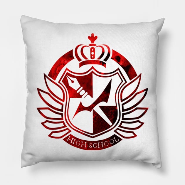 Danganronpa: Hope's Peak Academy symbol Pillow by Rebellion10