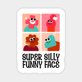 Funny Face Kids T Shirt Magnet